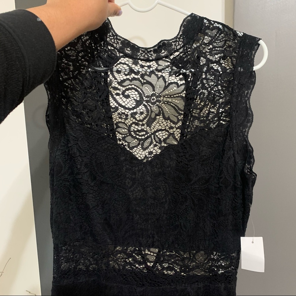 Black lace jumpsuit